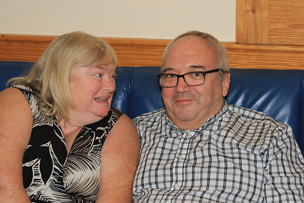 Attendees - Liz Carney and John Dean.